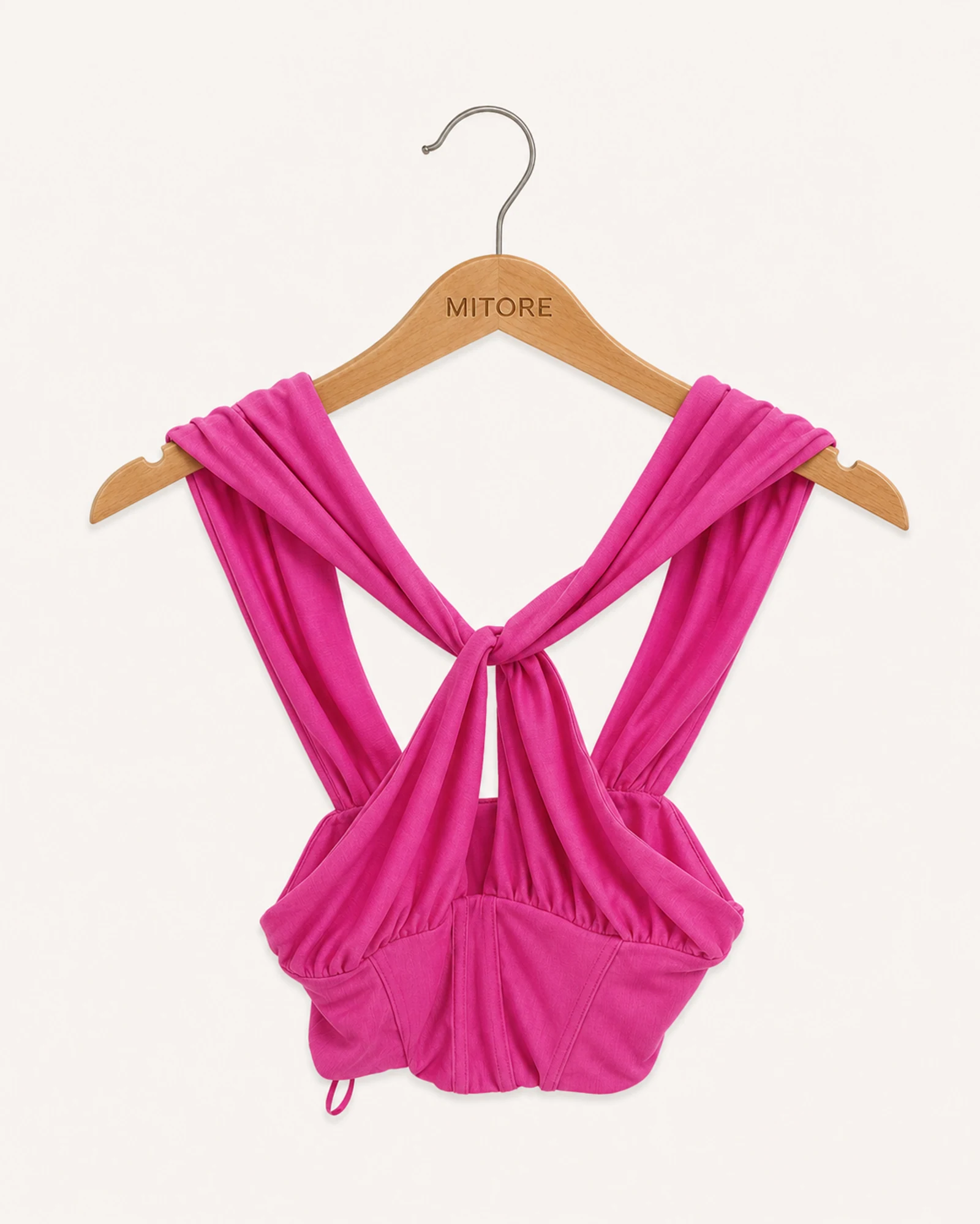 Vista frontal de camisa o top zara rosado talla eur s / usa s / mex 26