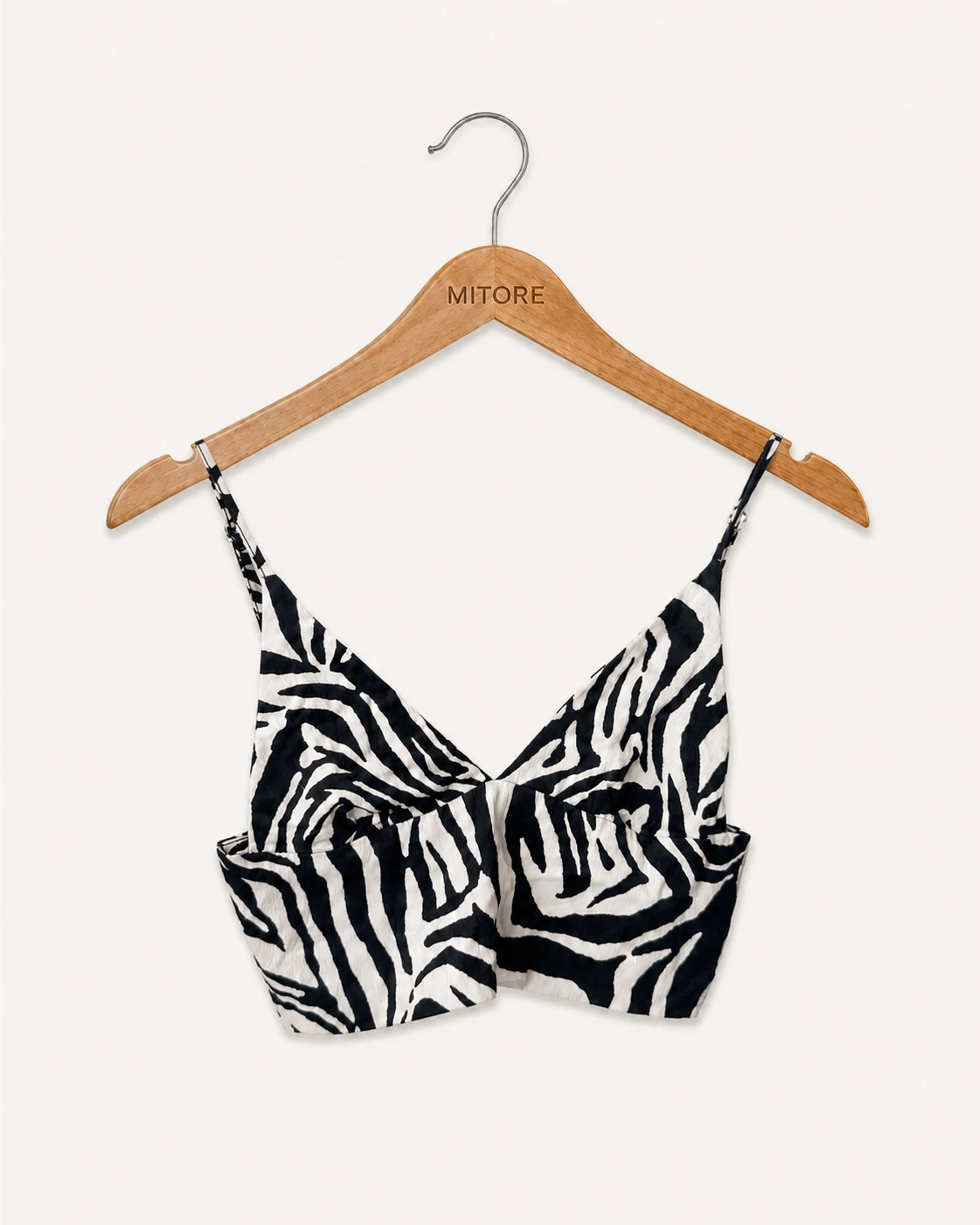 Vista frontal de camisa o top zara negro y blanco talla eur s / usa s / mex 26